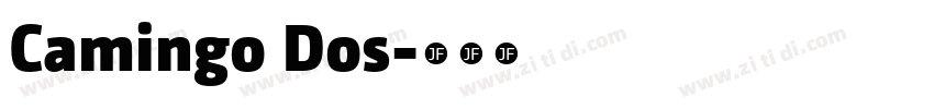 Camingo Dos字体转换